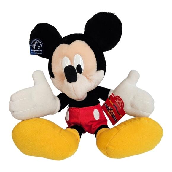 Disney Mickey Mouse For Kids Applause 15" Plush Stuffed Animal Toy W/Tag - Picture 2 of 7